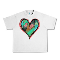 Lunar Rock Feather Heart Urban Heavy Tee - Jasminsmagicworld