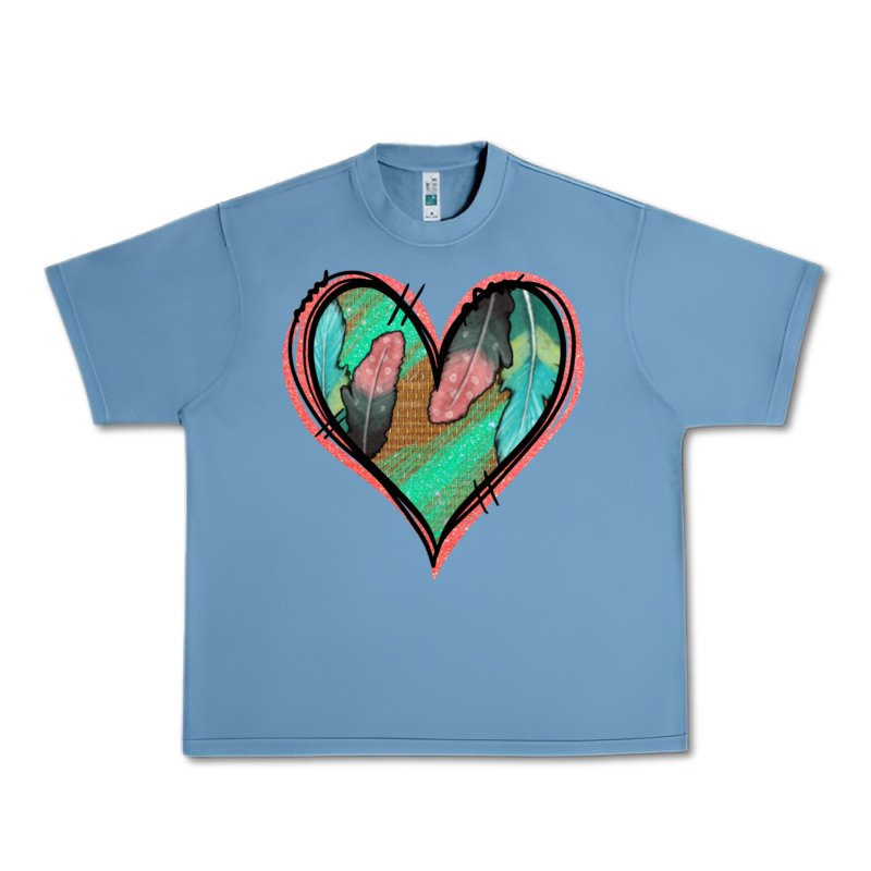 Feather Heart Urban Heavy Tee by Jasminsmagicworld | Teevron