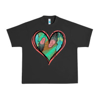 Pigment Black Feather Heart Urban Heavy Tee - Jasminsmagicworld