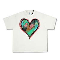 Pistachio Feather Heart Urban Heavy Tee - Jasminsmagicworld