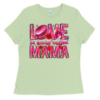 Matcha Love is Being Called Mama Ladies Tee - CowhideDigitalArt
