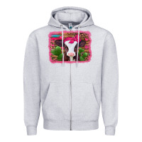 Heather Grey valentines day baby calf Zipper Hoodie - Jasminsmagicworld