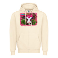 Sandshell valentines day baby calf Zipper Hoodie - Jasminsmagicworld