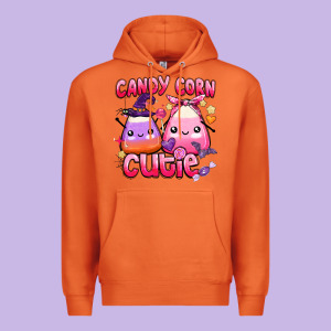 Candy Corn Cutie Premium Hoodie Designed By Barkaloodesign