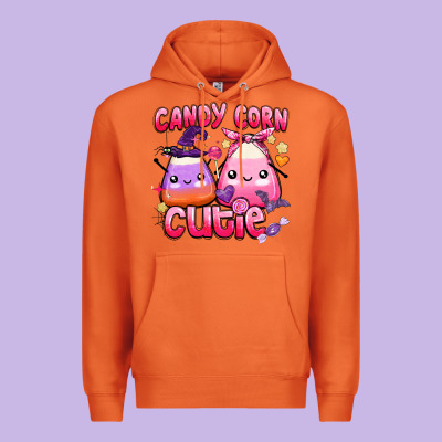 Candy Corn Cutie Premium Hoodie Designed By Barkaloodesign