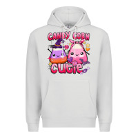 Dove Grey candy corn cutie Premium Hoodie - BarkalooDesign