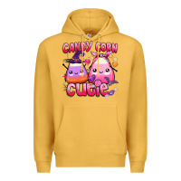 Mustard candy corn cutie Premium Hoodie - BarkalooDesign