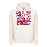 Pale Pink candy corn cutie Premium Hoodie - BarkalooDesign