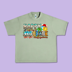 Name Farewell 3rd Grade  Hello Summer Urban Heavy Tee Designed By Cowhidedigitalart