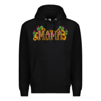 Black Cactus Leopard Sunflower Mama and Mini Set Premium Hoodie - Jasminsmagicworld