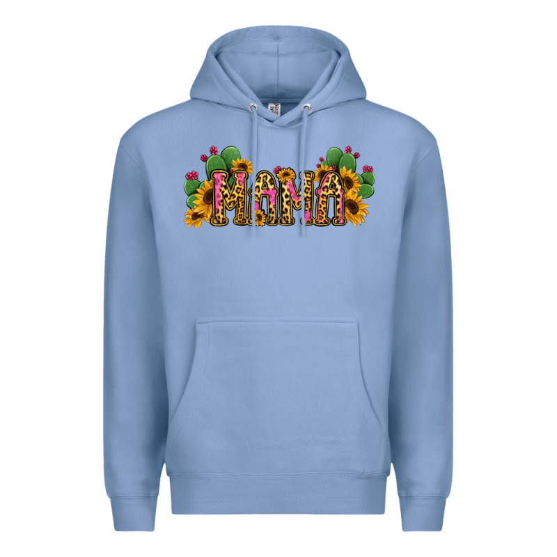 Cactus Leopard Sunflower Mama And Mini Set Premium Hoodie by Jasminsmagicworld | Teevron