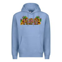 Colony Blue Cactus Leopard Sunflower Mama and Mini Set Premium Hoodie - Jasminsmagicworld