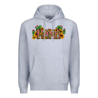 Heather Grey Cactus Leopard Sunflower Mama and Mini Set Premium Hoodie - Jasminsmagicworld