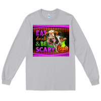 Moon Dust eat drink and be scary cow Long Sleeve Tee - LillyAllenDesigns