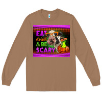 Toasted Coconut eat drink and be scary cow Long Sleeve Tee - LillyAllenDesigns