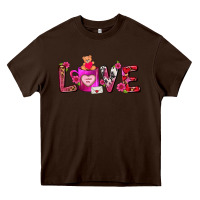 Chocolate Brown Love Coffee Mug Valentines Day Heavy Core Tee - FaDigitalArtStudio