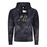 Cloud Black autism dad Vintage Hoodie - CowhideDigitalArt