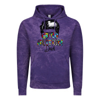 Cloud Purple autism dad Vintage Hoodie - CowhideDigitalArt