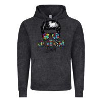 Vintage Black autism dad Vintage Hoodie - CowhideDigitalArt