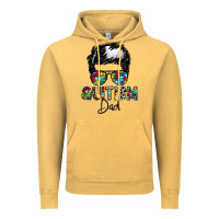 Vintage Mustard autism dad Vintage Hoodie - CowhideDigitalArt