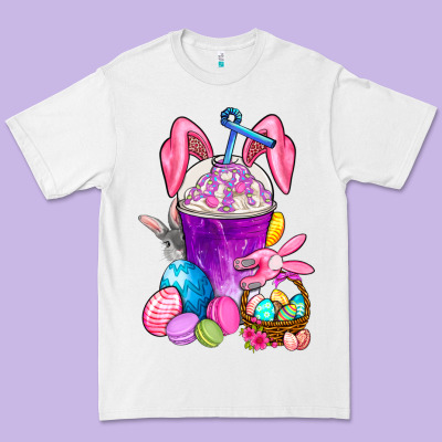 Easter Coffee Cup Premium Tee Designed By Bundleandbundleshop