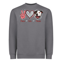Storm Peace Love Pitties Heavyweight Sweatshirt - Jasminsmagicworld