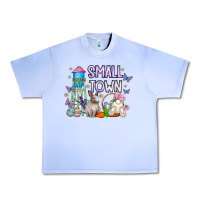 Grape Ice Small Town Easter Day Urban Heavy Tee - CowhideDigitalArt