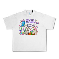 Lunar Rock Small Town Easter Day Urban Heavy Tee - CowhideDigitalArt