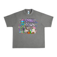 Tornado Small Town Easter Day Urban Heavy Tee - CowhideDigitalArt