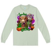 Matcha spooky halloween cows Long Sleeve Tee - LillyAllenDesigns