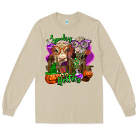 Mushroom spooky halloween cows Long Sleeve Tee - LillyAllenDesigns