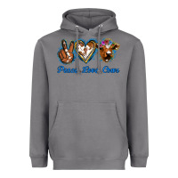 Storm Peace Love Cows Heavyweight Hoodie - Jasminsmagicworld