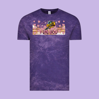 I Dig You Valentine 16oz Vintage Tee Designed By Cowhidedigitalart