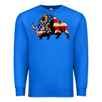 True Royal american flag bison Premium Sweatshirt - Jasminsmagicworld