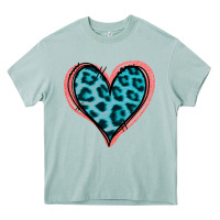 Arona Blue Leopard Heart Heavy Core Tee - Jasminsmagicworld