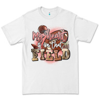White my heart is on that field Premium Tee - FaDigitalArtStudio