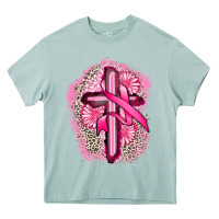 Arona breast cancer cross Heavy Core Tee - FaDigitalArtStudio