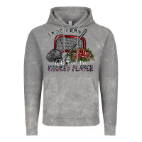 I'm Just A Woman Who Loves Her Hockey Player Vintage Hoodie | Teevron
