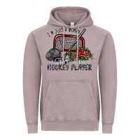Vintage Zinc i'm just a woman who loves her hockey player Vintage Hoodie - SublimationCraftShop
