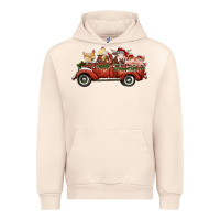 Sandshell christmas truck with farm animals Urban Hoodie - RanaPortraitStore
