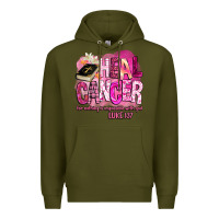 Army Green heal cancer for nothing is impossible with god Premium Hoodie - BarkalooDesign