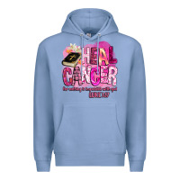 Colony Blue heal cancer for nothing is impossible with god Premium Hoodie - BarkalooDesign