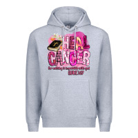 Heather Grey heal cancer for nothing is impossible with god Premium Hoodie - BarkalooDesign