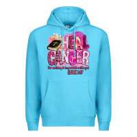 Ocean Blue heal cancer for nothing is impossible with god Premium Hoodie - BarkalooDesign