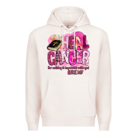 Pale Pink heal cancer for nothing is impossible with god Premium Hoodie - BarkalooDesign