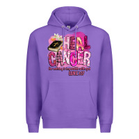 Purple heal cancer for nothing is impossible with god Premium Hoodie - BarkalooDesign