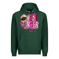 Sports Green heal cancer for nothing is impossible with god Premium Hoodie - BarkalooDesign