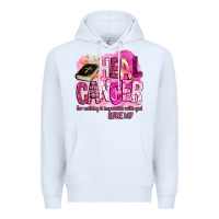 White heal cancer for nothing is impossible with god Premium Hoodie - BarkalooDesign