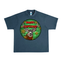 Midnight Navy mule buck deer head christmas Urban Heavy Tee - LillyAllenDesigns