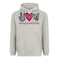 Moon Dust Peace Love Pitties Heavyweight Hoodie - Jasminsmagicworld
